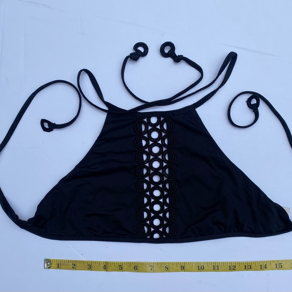 Becca by Rebecca Virtue Siren Ringlet Hi-Neck Bikini TOP